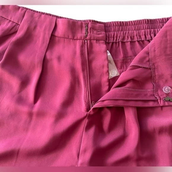 VICI LACEY POCKETED HIGH RISE TROUSERS - PLUM - Picture 7 of 11